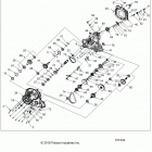 SCRAMBLER XP 1000 55 Drive train, main gearcase - a20sge95ak (101534)