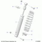SCRAMBLER 850 48 Suspension, shock, front - a20sva85a3 (c102009)