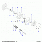 SPORTSMAN 850 EPS 48 Drive train, primary clutch - a21sxe85a9  /  af  /...