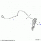 SPORTSMAN 850 TOURING 48 Electrical, voltage regulator and mounting - a21sy...