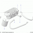 ACE 150 EFI MD WHITE Engine, oil cooler and filter - a20hab15n2 (c10187...