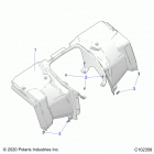 SPORTSMAN 570 6X6 (A21S6E57A1/3A1) Body, rear cab - a21s6e57a1  /  3a1 (c102358)