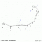 SPORTSMAN 570 HUNTER PACKAGE (A21SHD57A9) Body, front rack extenders - a21shd57a9 (c0211524-...