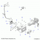 SPORTSMAN 570 HUNTER PACKAGE (A21SHD57A9) Chassis, winch - a21shd57a9 (c102294-3)