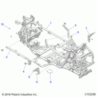 SPORTSMAN XP 1000 55 Chassis, main frame - a21sle95fg  /  s95cg  /  s95...