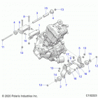 SPORTSMAN 450 HO EPS (A21SEE50A1/A5/CA1/CA5) Engine, mounting - a21see50a1  /  a5  /  ca1  /  c...
