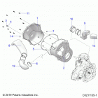 SPORTSMAN 850 EPS 48 Body, clutch cover - a21sxe85a9  /  af  /  ap  /  ...