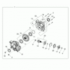 SCRAMBLER XP 1000 55 Drive train, rear gearcase internals - a20sge95ak ...