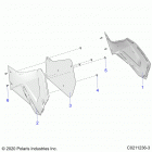 SPORTSMAN 450 HO EPS (A21SEE50A1/A5/CA1/CA5) Body, side panels - a21see50a1  /  a5  /  ca1  /  ...