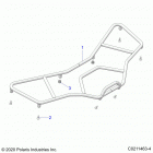 SPORTSMAN 570 UTILITY (A21SEG57A1/A3/A5) Body, front rack - a21seg57a1  /  a3  /  a5 (c0211...