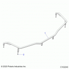 SPORTSMAN 570 6X6 Body, front rack extender - a20s6e57a1  /  3a1 (c1...