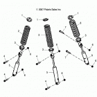 PHOENIX 200 Suspension, shocks - a20yap20a4  /  n4 (49atvsusp0...