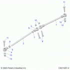 SPORTSMAN 450 HO EPS (A21SEE50A1/A5/CA1/CA5) Steering, tie rods - a21see50a1  /  a5  /  ca1  / ...