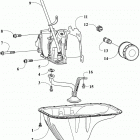 CUV82 EPS CA YELLOW [U2020M4V2PCAA] Oil pan, filter, and dipstick assembly [302893]