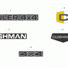 CUSHMAN HAULER 4X4 EPS CA DYNAMIC CHARCOAL [U2020C2V2PCAL] Decals [303178]