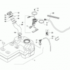 WILDCAT TRAIL BLACK [U2019W5T4CUSP] Gas tank assembly [302935]