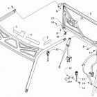 PROWLER PRO GREEN [U2019M1V4CUSG] Rops and seat belt assembly [302907]