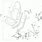 WILDCAT TRAIL BLACK [U2019W5T4CUSP] Seat assembly [302937]