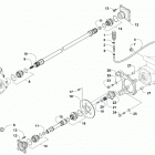PROWLER 500 RED [U2019PAK4CUSR] Drive train assembly [302647]