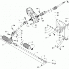 WILDCAT XX XT EPS CA WHITE/CHARCOAL [U2019RGX1PCAW] Steering assembly [303253]
