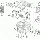 PROWLER 500 RED [U2019PAK4CUSR] Cylinder head and camshaft  /  valve assembly [303...