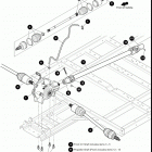 HAVOC X Front drive gear case axles