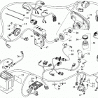 CUSHMAN HAULER 4X4 (DIESEL) GRAY [U2019C1X4DUSL] Wiring harness   /   control unit [303180]