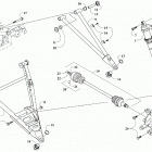 WILDCAT X LTD EPS GRAY [U2019WTW1PUSC] Front suspension assembly [302989]