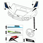 STAMPEDE Hoodsteering decals