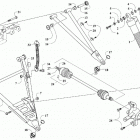WILDCAT X EPS GRAY/ORANGE INTERNATIONAL [U2019WSW1POSC] Front suspension assembly [302977]