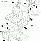 STAMPEDE 4 Rear seat assembly