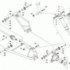 WILDCAT SPORT XT EPS BLUE [U2019W7T2PUSE] Rear suspension assembly [302947]