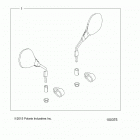 SCRAMBLER 1000XP 55 Body, mirrors - a20sve95kr (100375)