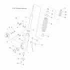 SPORTSMAN 570 EPS EUN (A20SEA57F1/E57F1) Suspension, front strut - a20sea57f1  /  e57f1 (49...