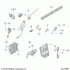 SPORTSMAN XP 1000 48 Electrical, switches, sensors, ecu and control mod...