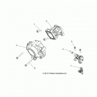 SPORTSMAN 570 EPS EUN (A20SEA57F1/E57F1) Engine, throttle body and fuel rail - a20sea57f1  ...