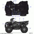 SPORTSMAN 450 HO Body, decals -  a20sea50a1  /  a5  /  ca1  /  ca5 ...