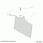 SPORTSMAN XP 1000 TOURING 48 Chassis, vin, plate - a20sye95kh (c0210600-1)