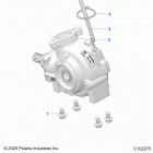 SPORTSMAN XP 1000 TOURING 48 Drive train, gearcase mounting, front - a20sye95kh...