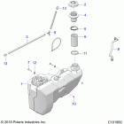SPORTSMAN 850 SP 48 (A20SXA85A1/A7/CA7/E85A9/AF/AP/CA9/CAF/CAP) Body, fuel tank - a20sxa85a1  /  a7  /  ca7  /  e8...