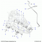 SPORTSMAN 1000 XP 48 (A20SXD95A9/E95AG) Engine, mounting and transmission mounting - a20sx...