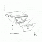 SPORTSMAN 450 HO EPS (A20SEE50A5) Body, storage box, rear - a20see50a5 (49atvstorage...