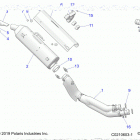 SCRAMBLER 850 48 Engine, exhaust - a20sva85a3 (c0210603-1)