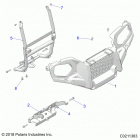 SPORTSMAN 450 HO UTILITY Body, front bumper - a20seg50a1  /  a5  /  ca1  / ...