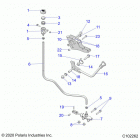 SPORTSMAN XP 1000 48 Brakes, brake pedal and master cylinder - a20sxe95...
