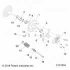 SCRAMBLER 1000XP 55 Drive train, primary clutch - a20sge95ak (c101504)