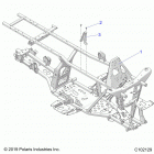 SPORTSMAN 570 X2 EPS TRACTOR (A20SWS57C1/C2/E57F1) Chassis, frame - a20sws57c1  /  c2  /  e57f1 (c102...