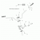 SPORTSMAN TOURING 570 PREMIUM Steering, handlebar and controls - a20sje57ax  /  ...