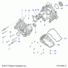 SPORTSMAN 570 EPS EU 3PC Engine, crankcase - a20see57k1 (c101422-3)