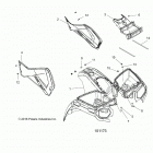 SPORTSMAN 570 EPS HD UTILITY AUS/NZ Body, front cab and side panels - a20sue57d5 (1011...